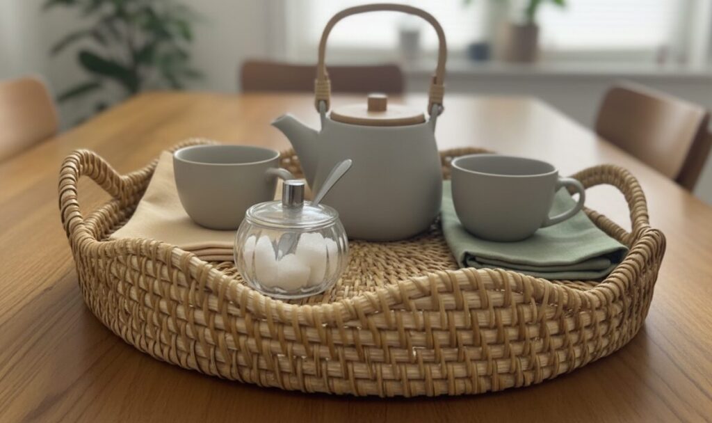 transform your home with beautiful rattan trays 1