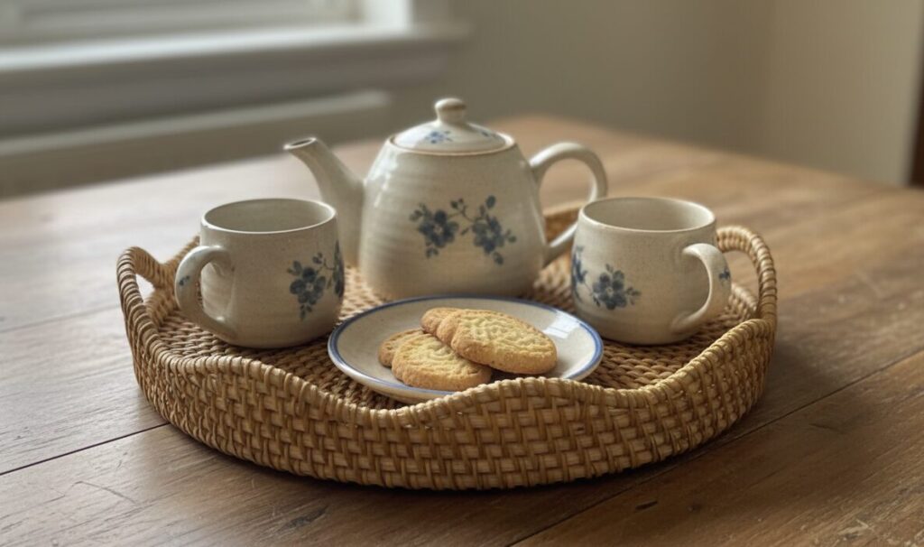 transform your home with beautiful rattan trays 3