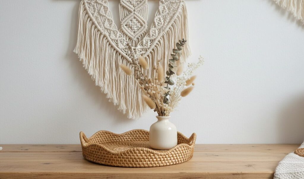 transform your home with beautiful rattan trays 6