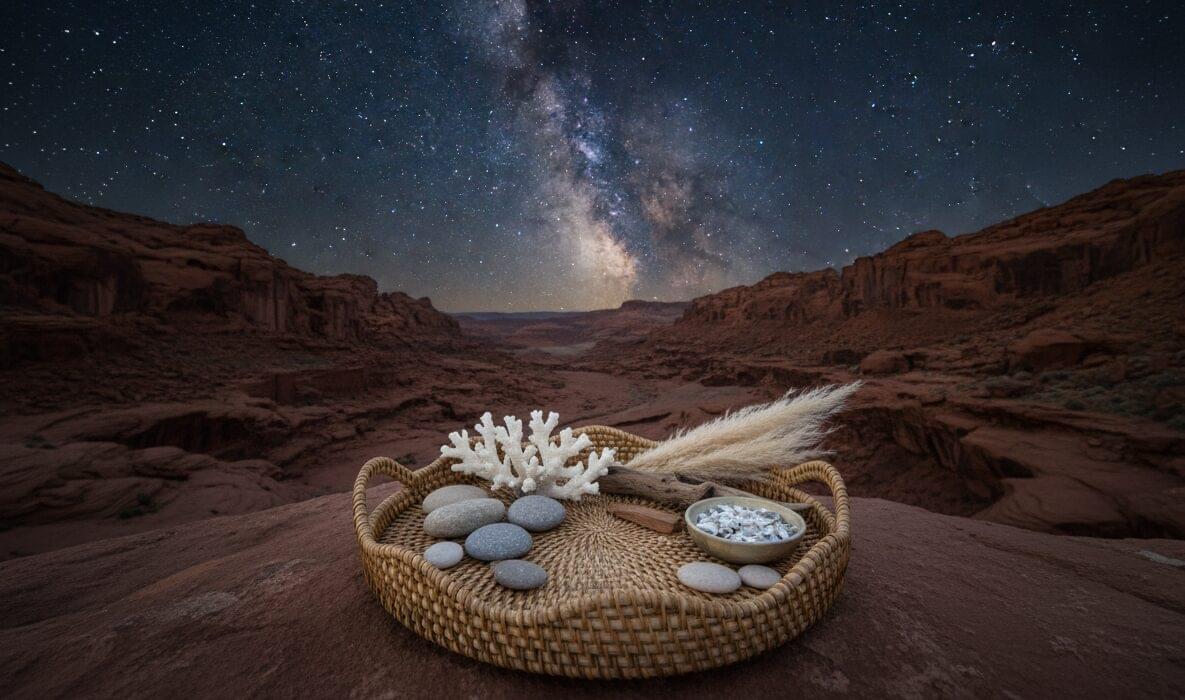 night sky rattan tray 2
